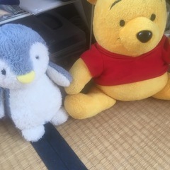 くまのプーさんとペンギンの画像