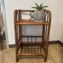 ラタン 棚 ラック