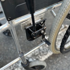 【武蔵小山店】 車椅子 自走式 折りたたみ 軽量 MIKI ミキ MPN-43JD 中古 介護 福祉 車イス 車いす 自走用 ブレーキ付き 家庭用 病院 施設 チェック柄 おしゃれ 介助兼用 折り畳み 介助の画像