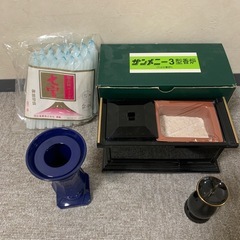 【美品】7寸香炉、花立、火立、5号ローソク22本セット