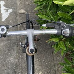 【点検/整備渡し】 外装6段 黒 700c 街乗り クロスバイク 自転車の画像