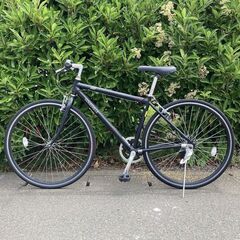 【点検/整備渡し】 外装6段 黒 700c 街乗り クロスバイク 自転車の画像
