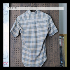 14　チェック 半袖 HODRODの画像