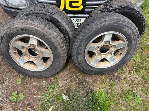 値下げしました。ジムニー　ホイールタイヤセット