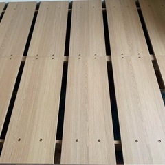 【再度掲載】OWYA(ロウヤ)ベッドフレーム(D)ローベット　マットレス付きの画像