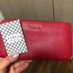 FURLA 赤　長財布