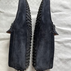 【美品】TOD'Sトッズ　メンズ　ゴンミーニスエードシューズ　ネイビー　7Aの画像