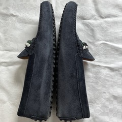 【美品】TOD'Sトッズ　メンズ　ゴンミーニスエードシューズ　ネイビー　7Aの画像