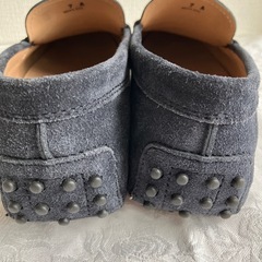 【美品】TOD'Sトッズ　メンズ　ゴンミーニスエードシューズ　ネイビー　7Aの画像