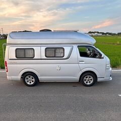 キャンピングカー★ハイエースワゴン★4WD★ナビTVバックモニタ★後席モニター車検令和9年６月の画像