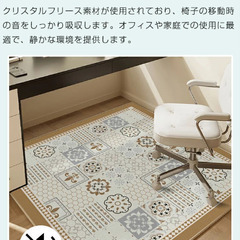 新品チェアマット 滑り止め付きの画像