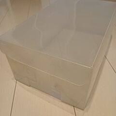 クリアーケース（シューズケース）13個　Lサイズメンズ　靴の収納...
