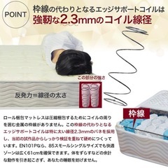 ダブルベッド　マットレス　美品の画像