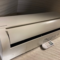 ②日立　中型エアコン　白くまくん　標準取付け工事込み！