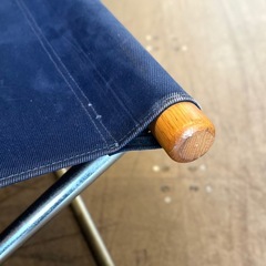 【武蔵小山店】 ニーチェア NychairX ニーチェアエックス オットマン スツール フットスツール 折りたたみ 椅子 足置き 日本製 デザイナーズ家具 シンプル 北欧風 ネイビー モダン ミニマル 名作椅子 中古家具の画像
