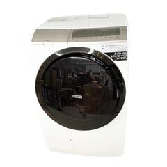 HITACHI/日立　ドラム式11kg洗濯機　ホワイト×ブラック...