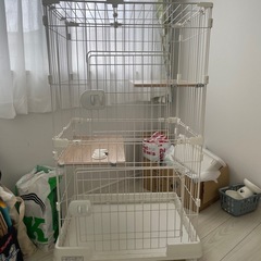 Amazon.co.jp: P PURLOVE 猫 ケージ キャットケージ 2段 ペット