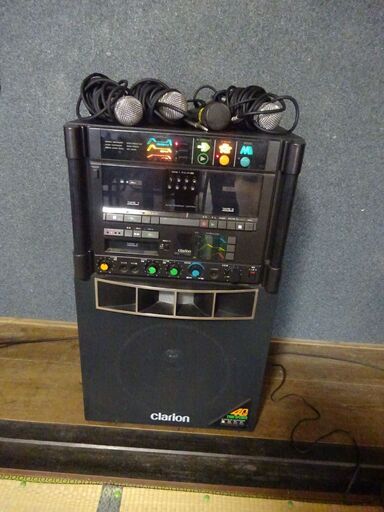 クラリオンカラオケ機器MK-3000Aマイク4本付（取引条件あり） (KAZU