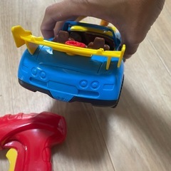 おもちゃ　電動ドリル　組み立て　車の画像