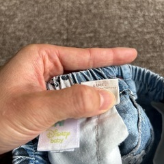 半ズボン　ハーフパンツ　フタフタ　保育園　バースデイ ディズニー　ミッキーマウスの画像