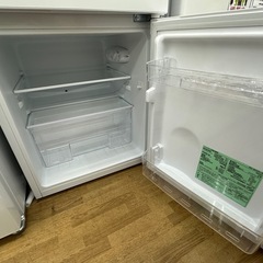 【ドリーム川西店御来店限定】アイリスオーヤマ　冷蔵庫　87L   PRC-B092D-W   2024年製／クリーニング済み 【2002211255601940】の画像