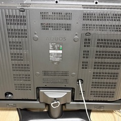 SHARP2007年製37型テレビの画像