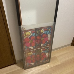 無料　全身鏡　ジャンク品　IKEA木枠　割れた鏡の画像