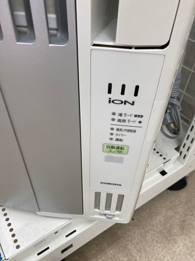 ❄️CORONA コロナ❄️1.8kw窓用エアコン❄️ウィンドウエアコン❄️マイナスイオン❄️CW-A181E6❄️6241