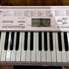 CASIO キーボード　スタンド　イス付き　LK-115　の画像