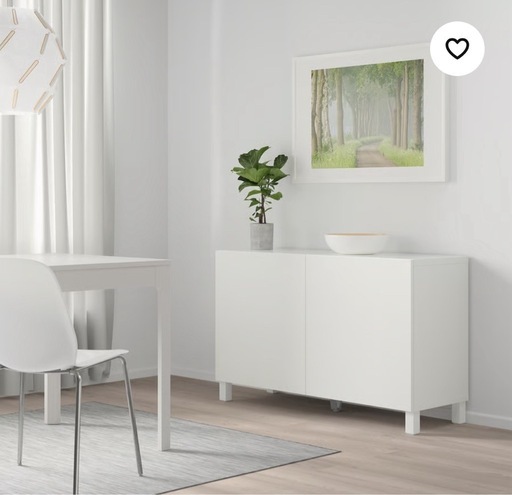 【IKEA】扉付きチェスト　収納棚　ベストー