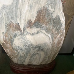 風景 石 置き物 昭和レトロ　縁起物の画像