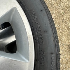 ダイハツ 純正 165/50R15 15インチアルミホイール4本の画像