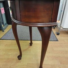 猫脚 コンソールテーブル サイドテーブル 幅61cm 高さ71cm アンティーク家具 西岡店の画像