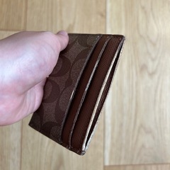 coach パスケースの画像