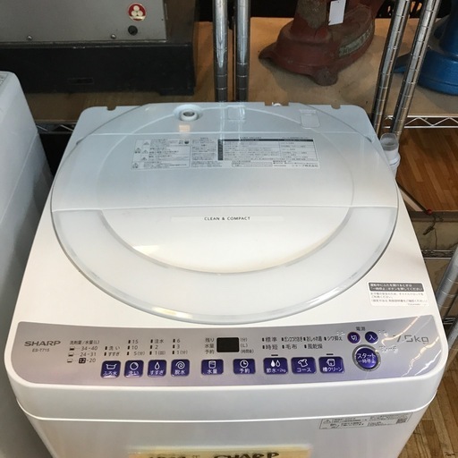 SHARP 2023年製 洗濯機 7kg