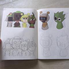 値下げ！レア★スプランキーぬりえの画像