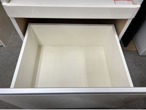 ニトリ レンジボード 高さ約201cm クリスナ 60RB-WH ホワイト 食器棚 