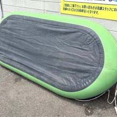 札幌市内配送可 組立確認済 Achilles アキレス インフレータブルボート ゴムボート EC4-642 4人乗り ウッドフロアの画像