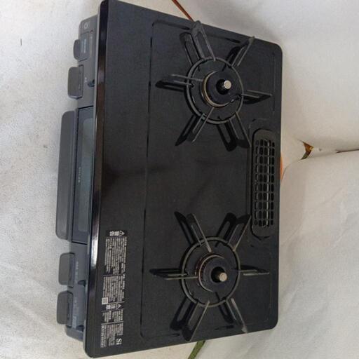 【美品】Rinnai　ガスコンロ　グリル付き　LPガス用　RTE670BKR