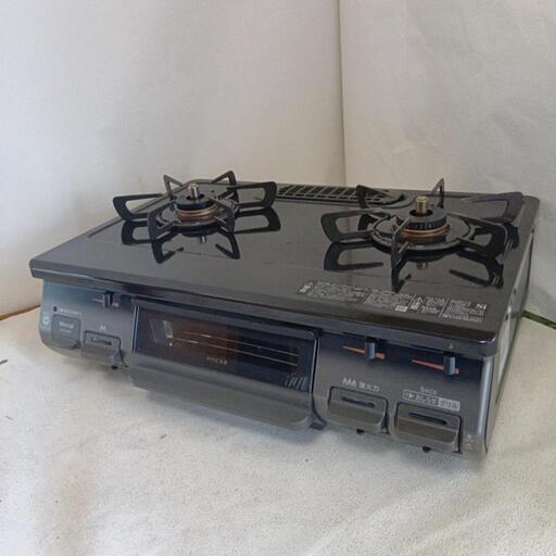 【美品】Rinnai　ガスコンロ　グリル付き　LPガス用　RTE670BKR