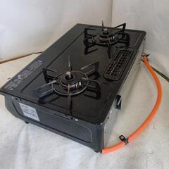 【美品】Rinnai　ガスコンロ　グリル付き　LPガス用　RTE670BKRの画像