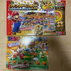 線路と電車 + ボードゲーム + パズルのおもちゃセットの画像