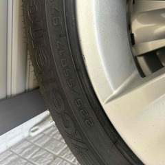 BMW純正 17インチ ホイールセット 225/55R17　バリ山　ほぼ傷なしの画像