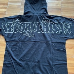 新品　ねこぶち半袖パーカーＴシャツ！メンズ３Ｌ‼️の画像