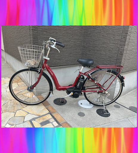 シモンズグランドセール 🌈大容量8Ahヤマハパスラフィーニ電動自転車子供乗せ3人乗り電動 自転車本体