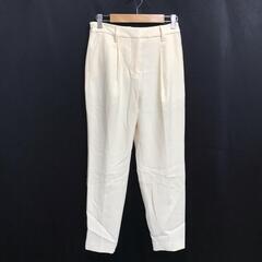 美品★ PLST【プラステ】 パンツ レディース【size:S/股下64cm/アイボリー/ivory】スラックス/ストレッチ/ズボン/ボトムス/Pants/Trouser◆BJ022-jの画像