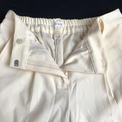 美品★ PLST【プラステ】 パンツ レディース【size:S/股下64cm/アイボリー/ivory】スラックス/ストレッチ/ズボン/ボトムス/Pants/Trouser◆BJ022-jの画像