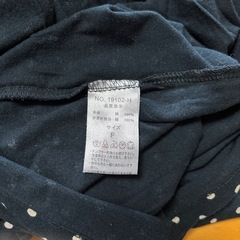 ハートマーケット　フリーサイズ　長袖　水玉の画像