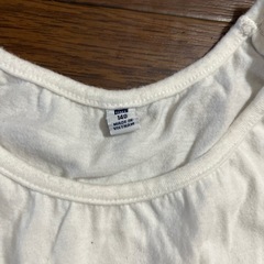 UNIQLO ホワイトワンピース　140の画像