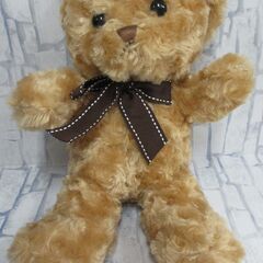 （M-490）くま ベアー ぬいぐるみ  おもちゃブラウン  中古 